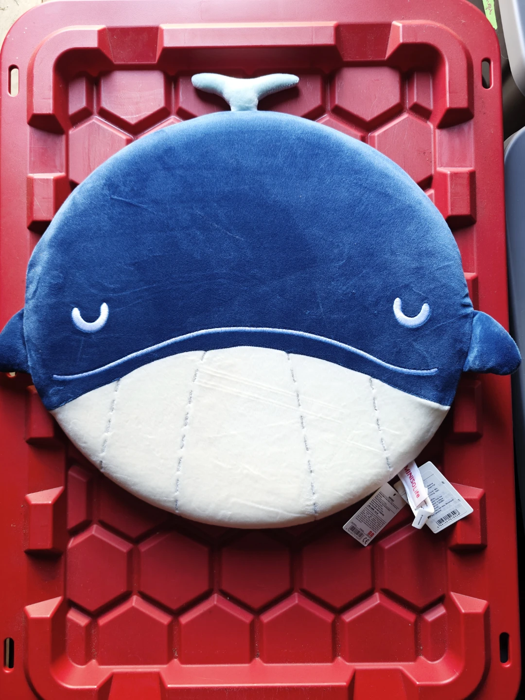 Brand New MINISO whale plush toy