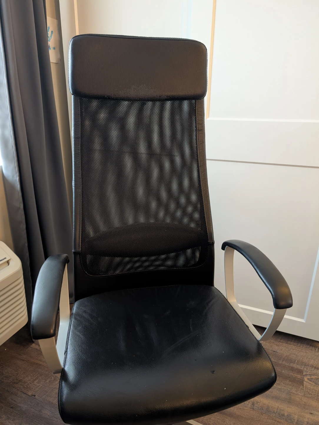 MARKUS office chair vissle grey LEATHER - photo 3