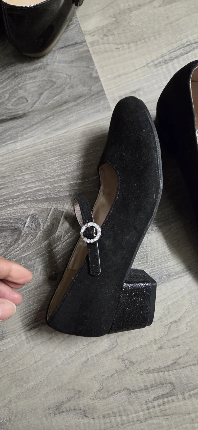 The Children's Place Black Suede Mary Jane Shoes - photo 3