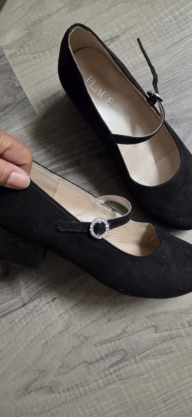 The Children's Place Black Suede Mary Jane Shoes - photo 4