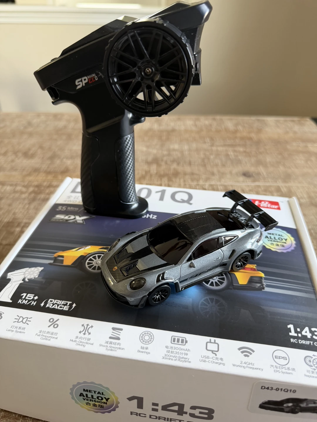 1:43 RC Drift Car with gyro (gray & white available) - photo 3