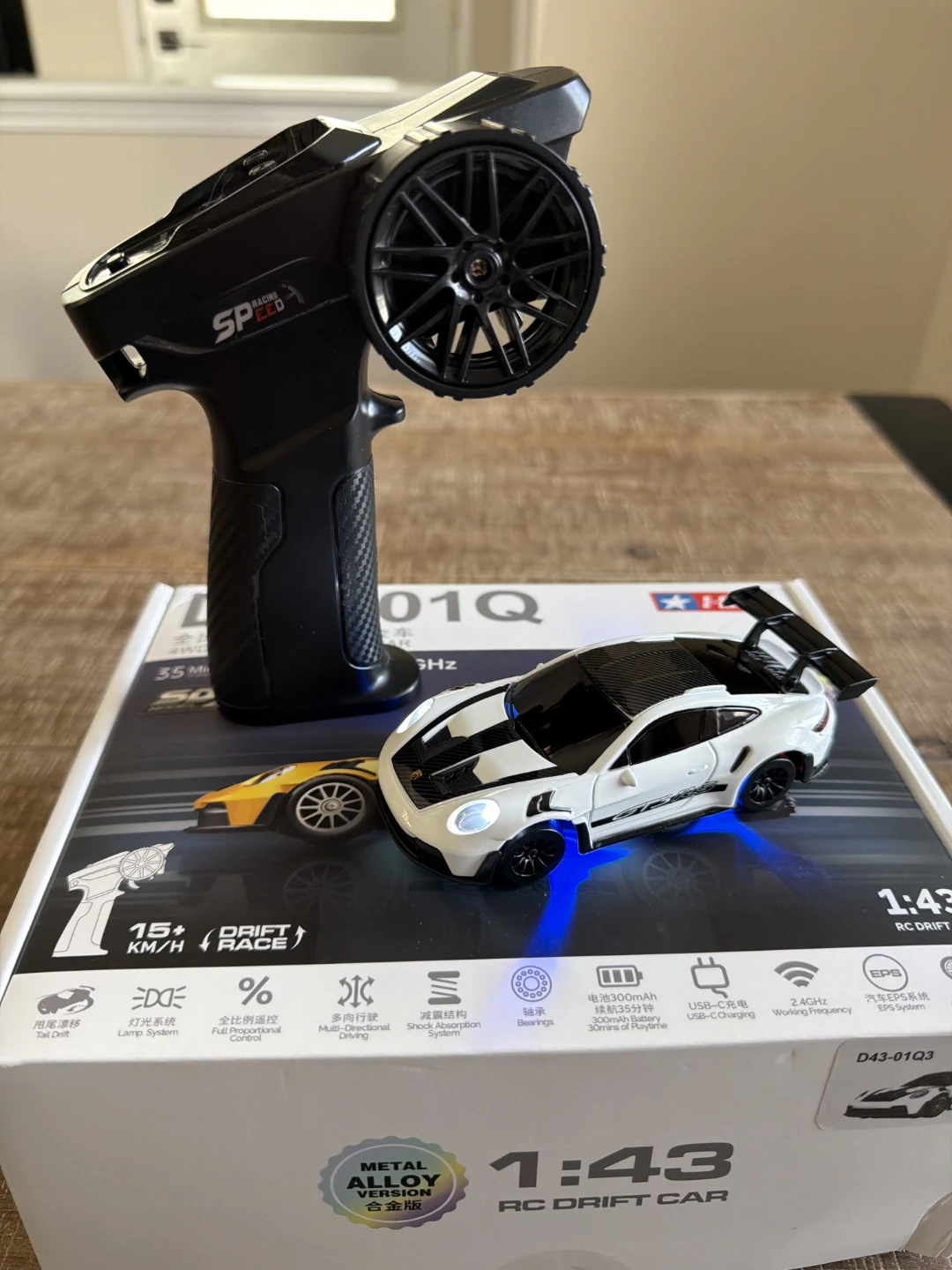 1:43 RC Drift Car with gyro (gray & white available) - photo 5