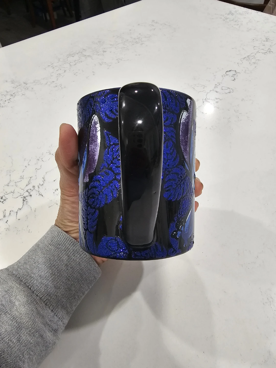 Disney Glitter Stitch Ceramic Mug 14 Oz - photo 4