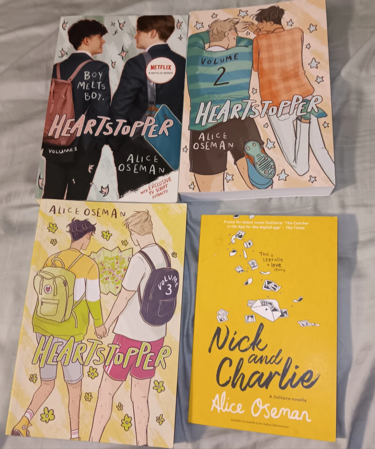 Heartstopper Graphic Novels by Alice Oseman