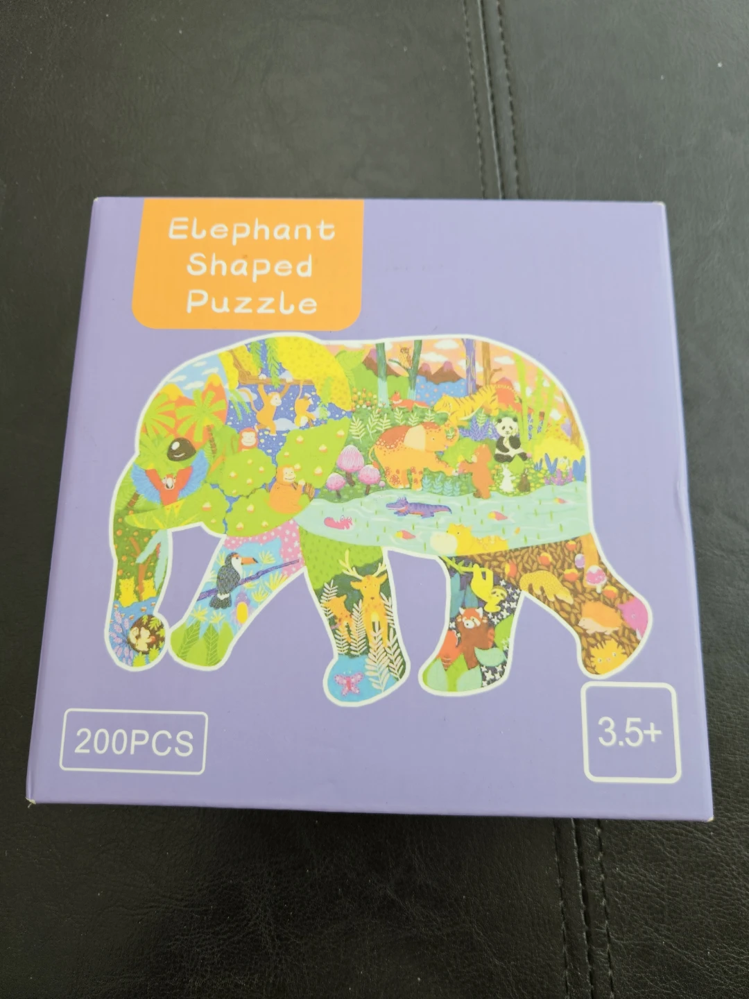 Elephant Shaped Puzzle - 200 Pieces