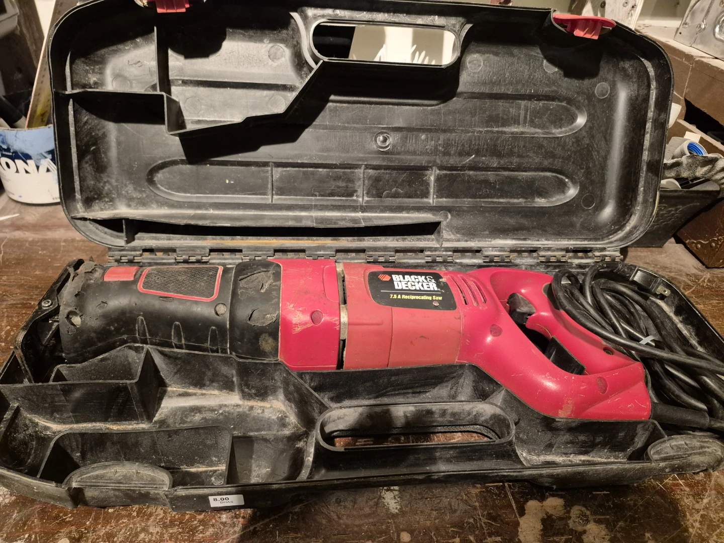 BLACK+DECKER 7.5 A Reciprocating Saw with Case