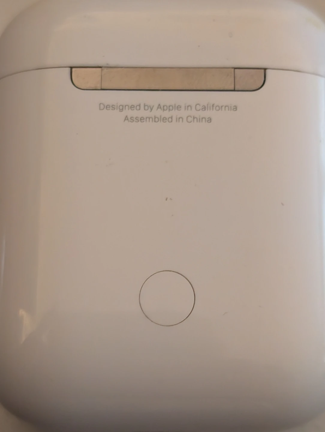 Apple AirPods 2nd Gen Case with Spigen Brown Leather Cover - photo 2