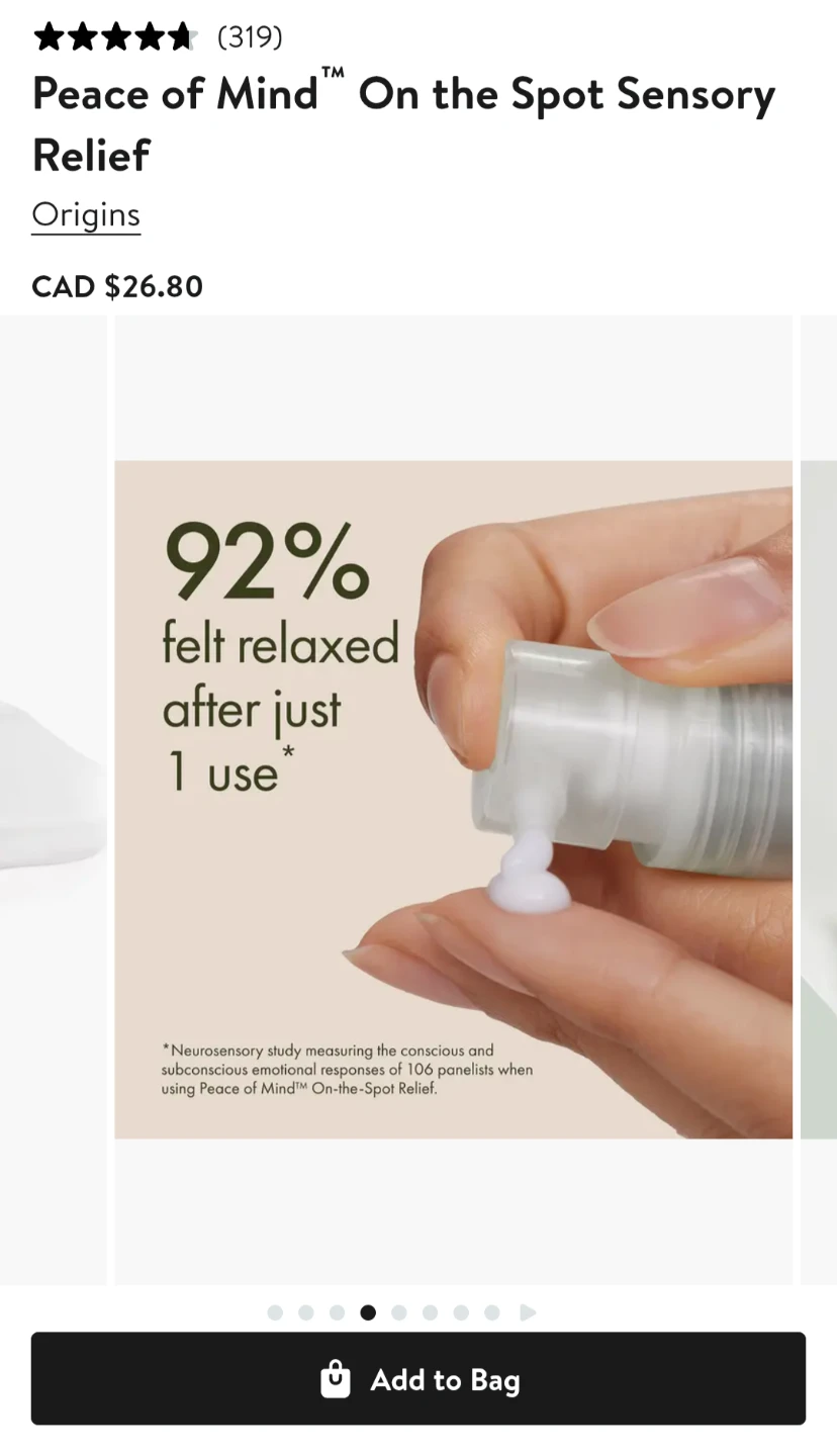 Origins Peace of Mind On-the-Spot Sensory Relief 15ml - photo 2