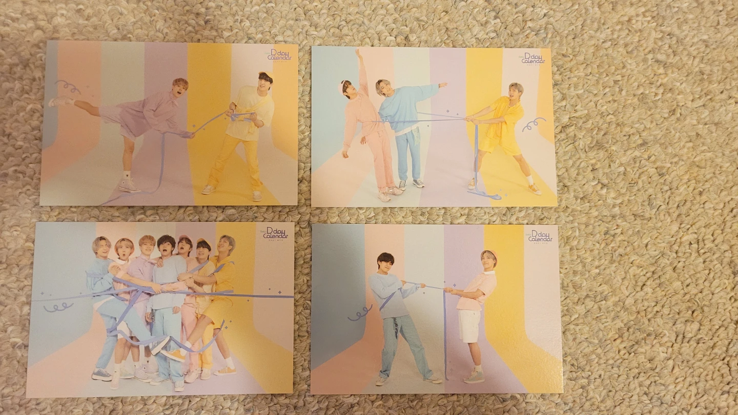 BTS D-Day Calendar Postcards