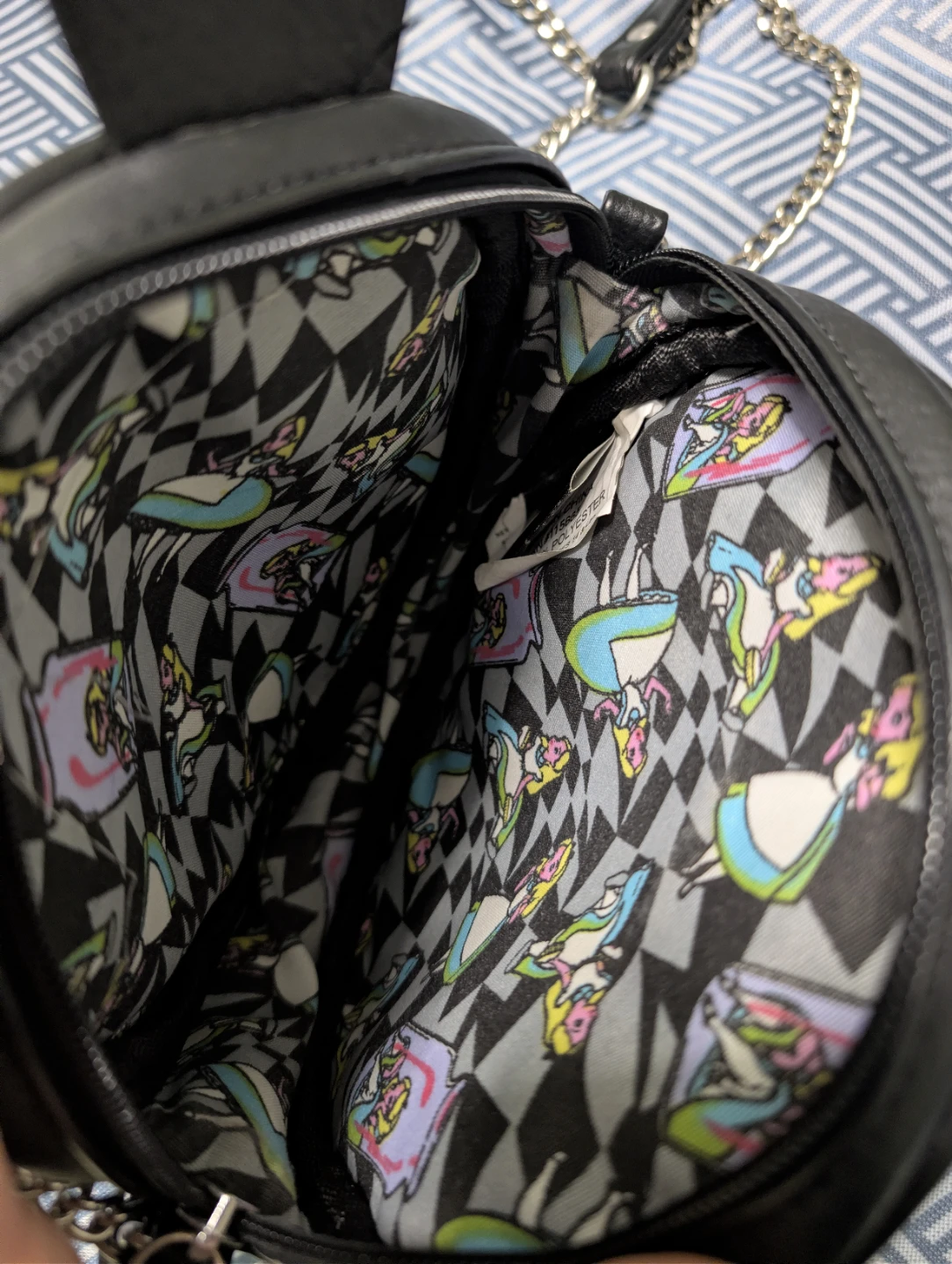 Disney Alice in Wonderland Black Circle Purse/Crossbody bag - photo 3