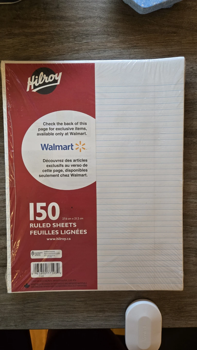 Hilroy 150 pk Ruled Loose Leaf Binder Paper Sheets