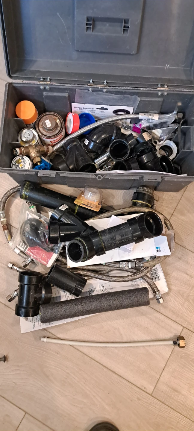 Plumbing Parts Assortment in Grey Toolbox - photo 2