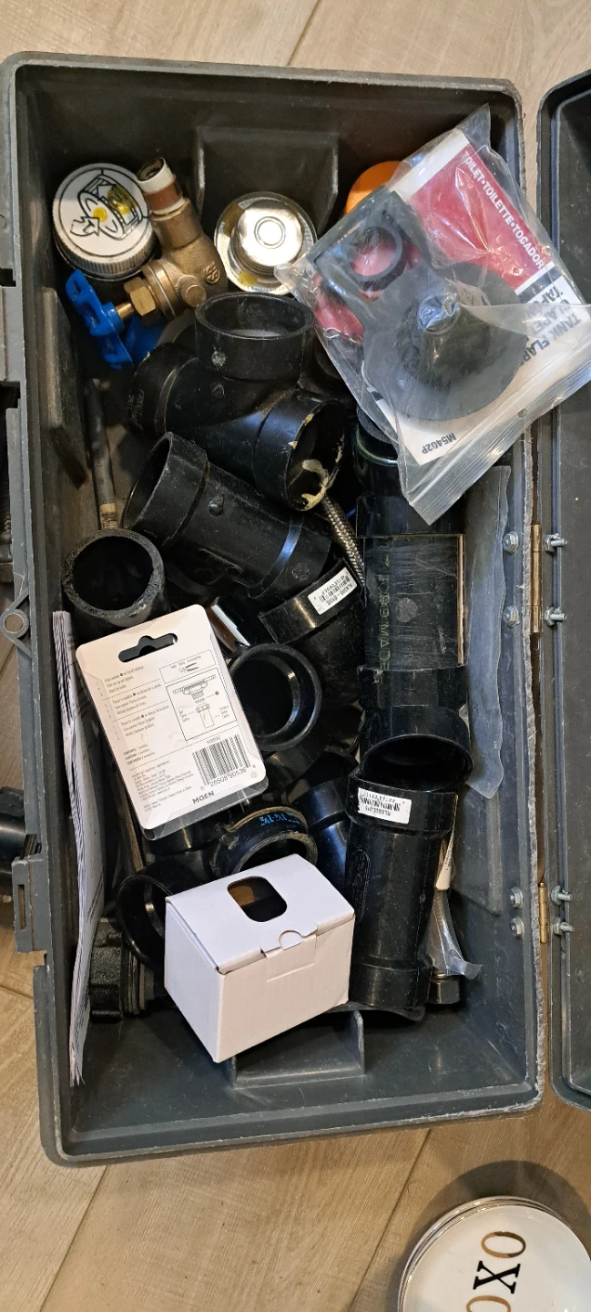 Plumbing Parts Assortment in Grey Toolbox - photo 3