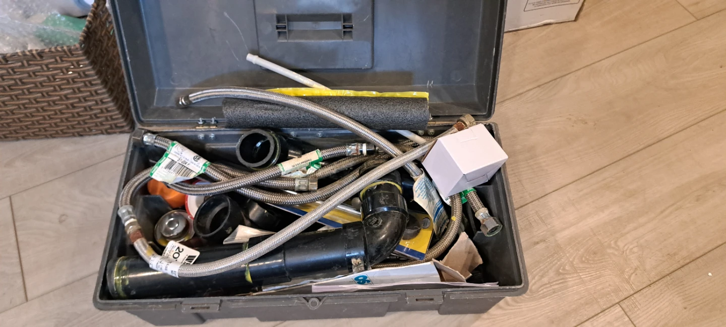 Plumbing Parts Assortment in Grey Toolbox - photo 5