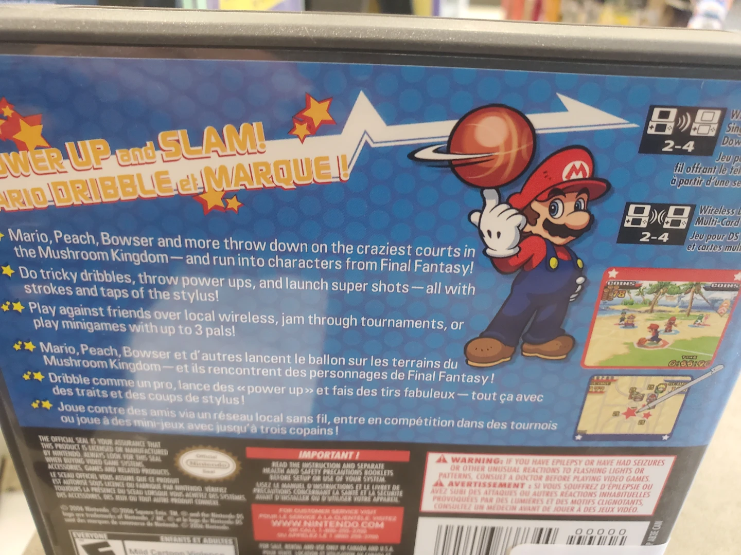 Mario Hoops 3-on-3 Nintendo DS Game - photo 2