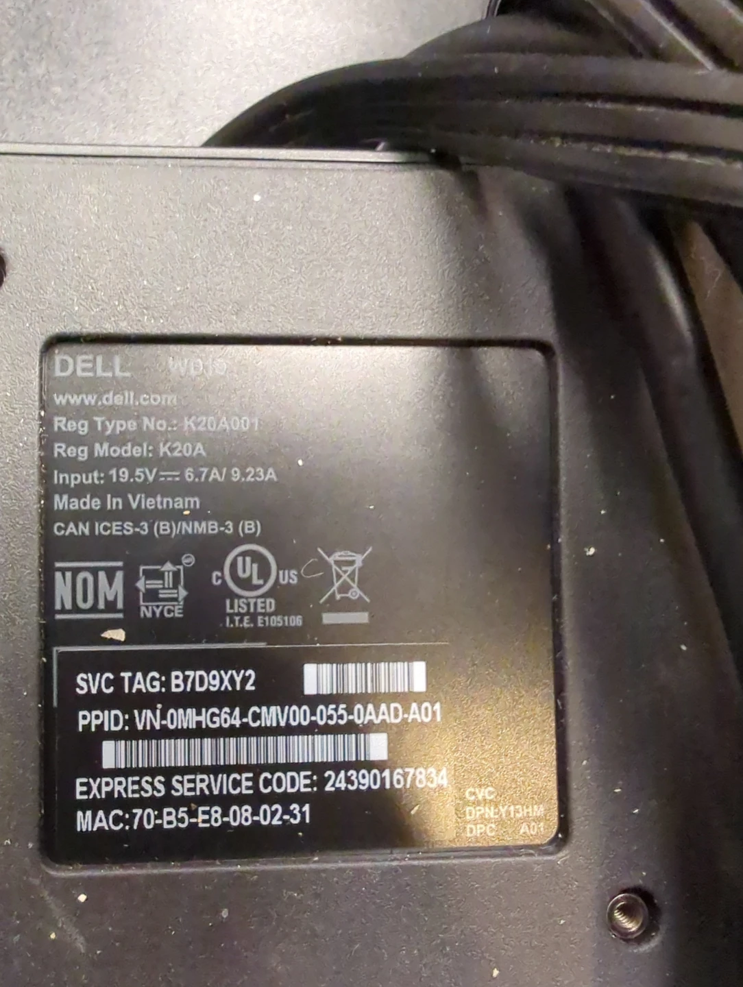 Dell WD19 Docking Station with Power Adapter #3 - photo 4
