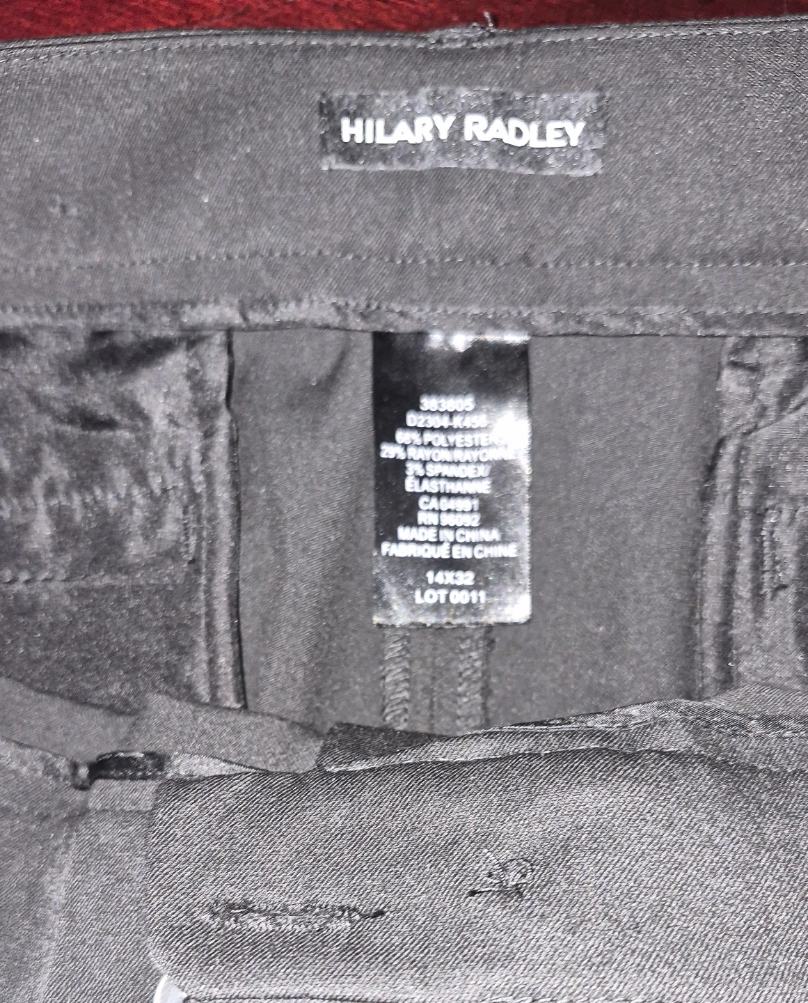 HILARY RADLEY Black Pants Size 14x32 - photo 3