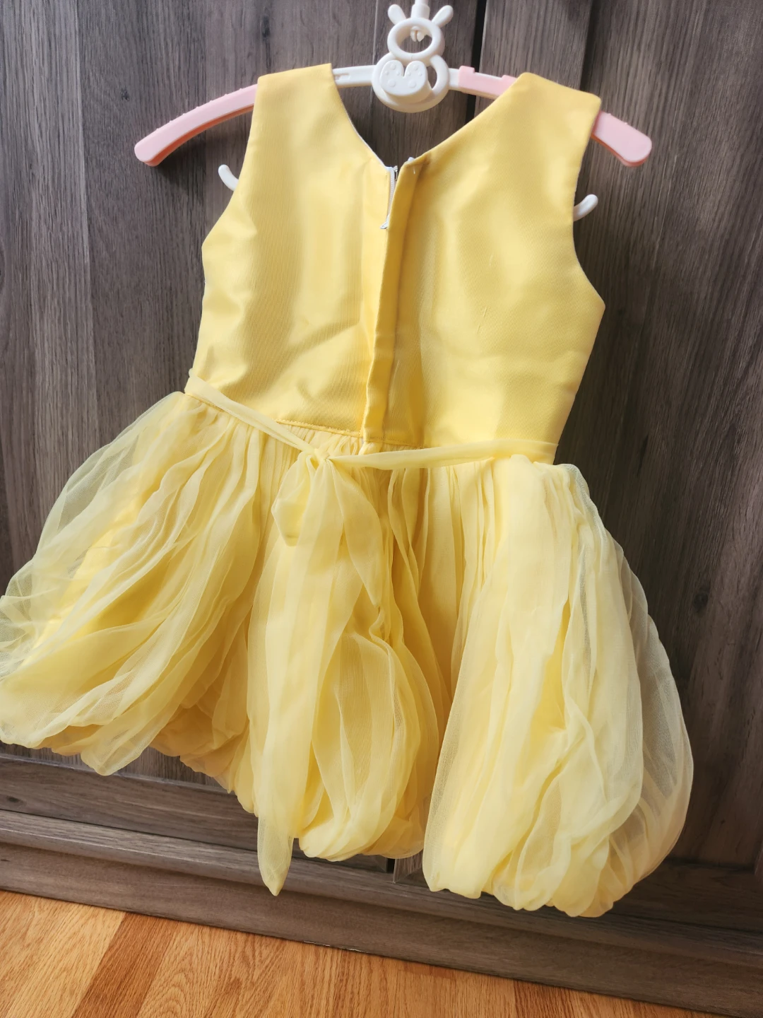 Priya Creations Yellow Tulle Flower Girl Dress - photo 3