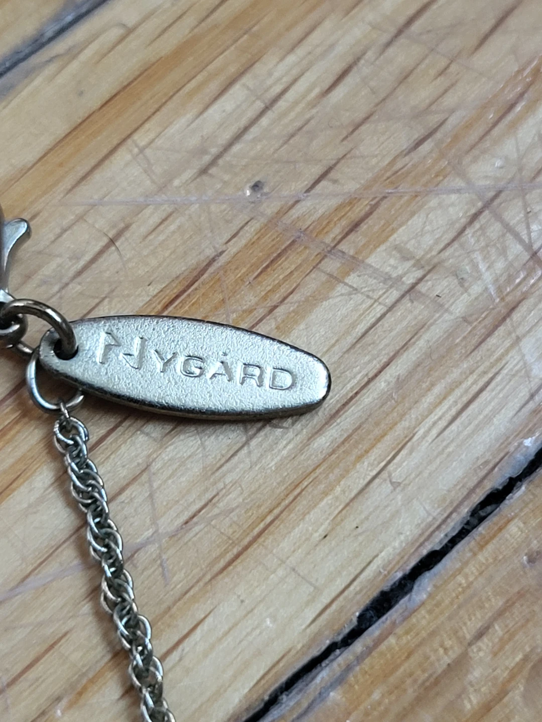 Nygard Textured Square Pendant Necklace - photo 2