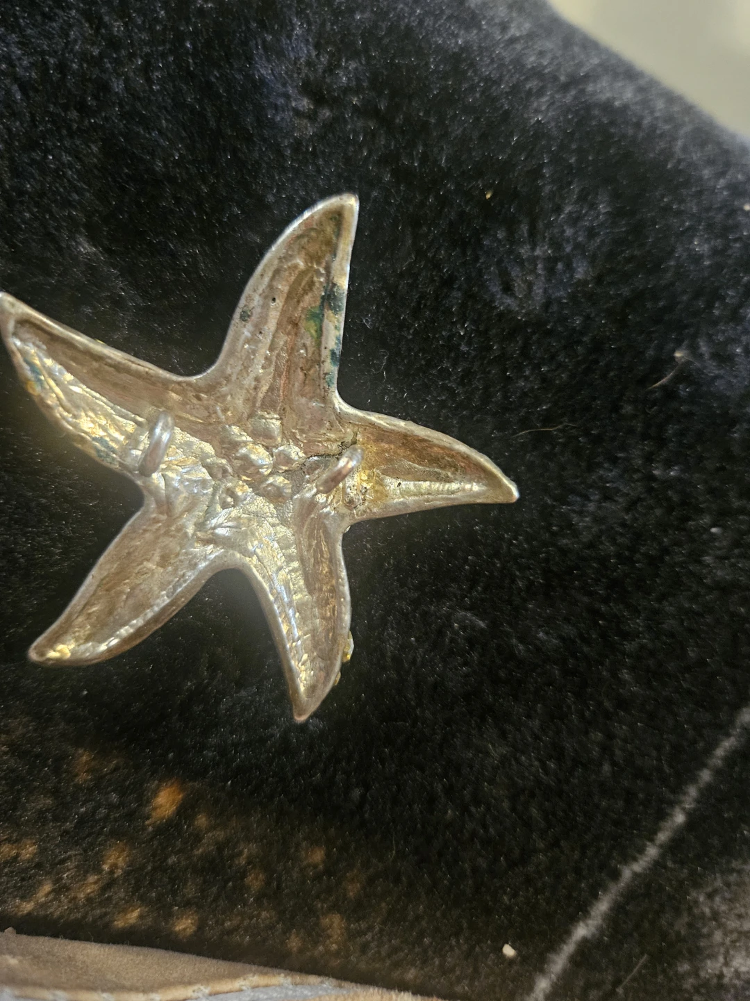 Starfish Brooch with Rhinestones - photo 3