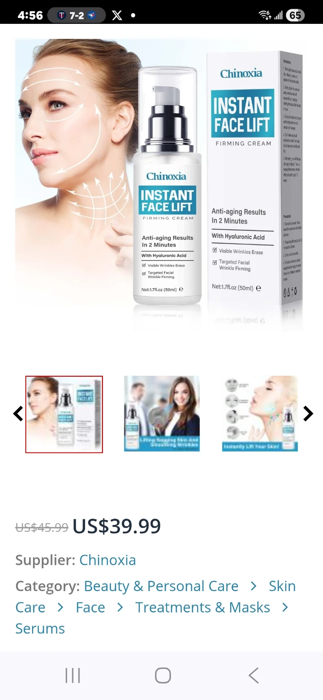 Chinoxia Instant Face Lift Firming Cream - 50ml - photo 2