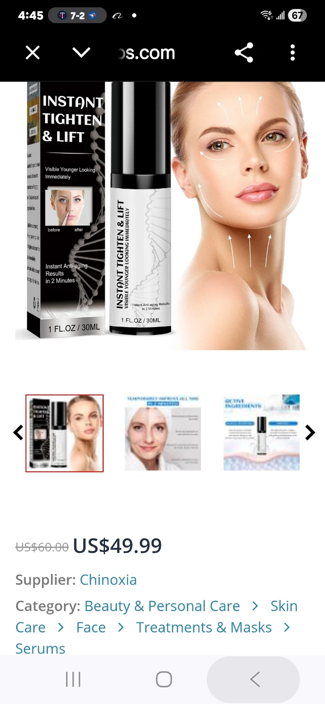 Chinoxia Instant Face Lift Firming Cream - 50ml - photo 3