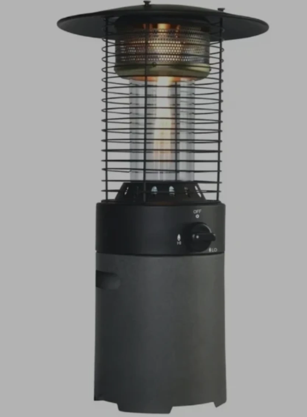 FlamePro Table-Top Patio Heater with Adapter Hose, Two Tone - photo 3
