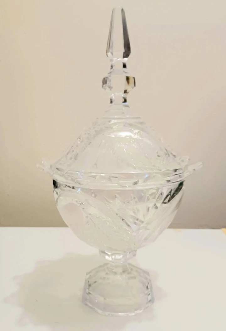 Unique West German Bayer Bavaria Frosted Crystal Candy - photo 2