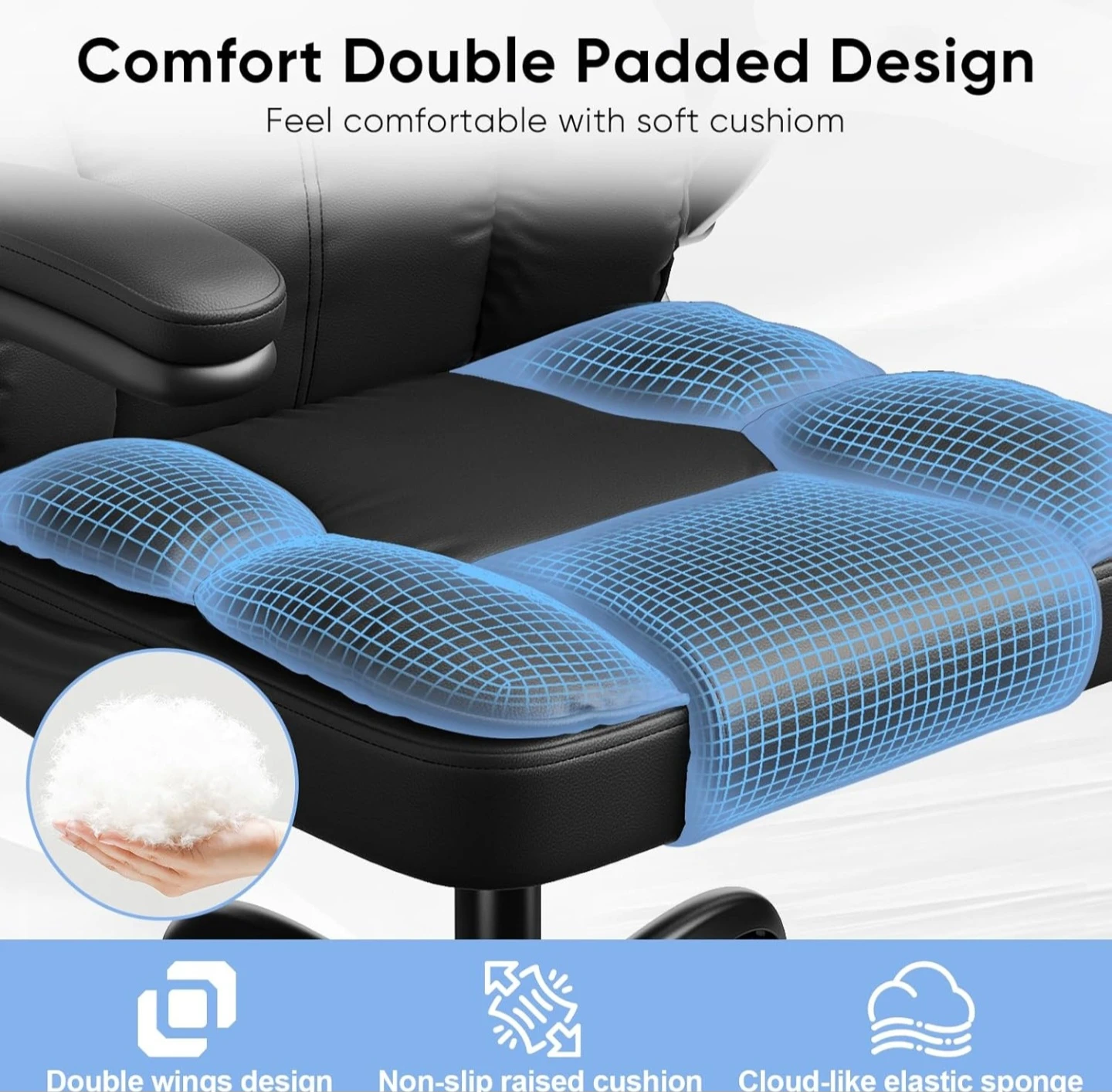 Assembled Brand New : Black Ergonomic Office Chair - photo 4