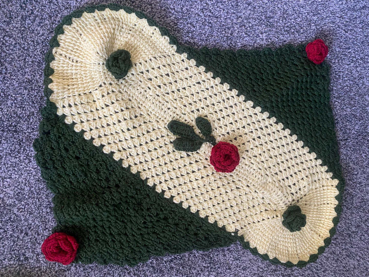 Crocheted Doilies and Placemats Set