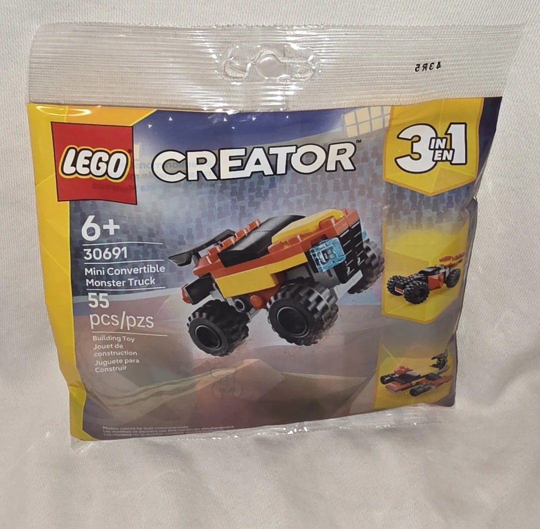 LEGO Creator 3in1 Mini Convertible Monster Truck 30691 Set