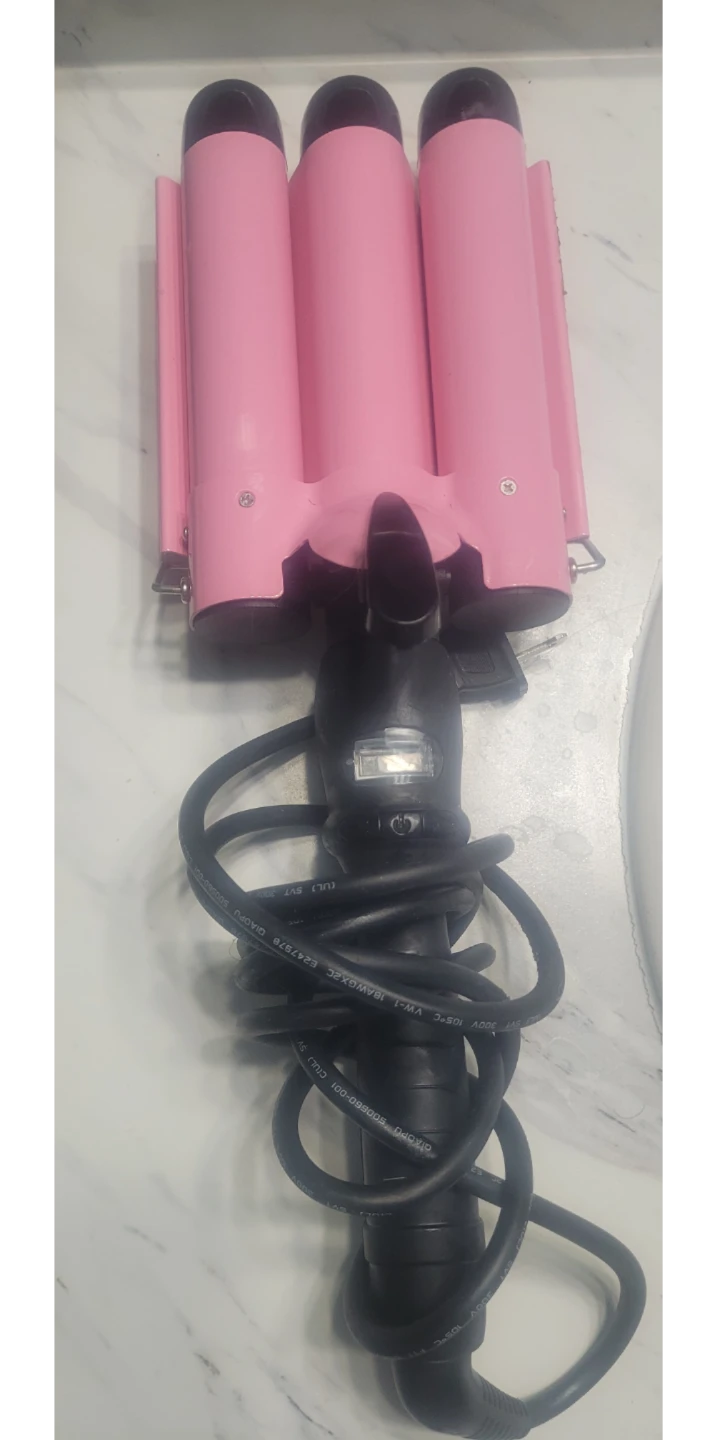 Pink Triple Barrel Hair Waver - photo 2