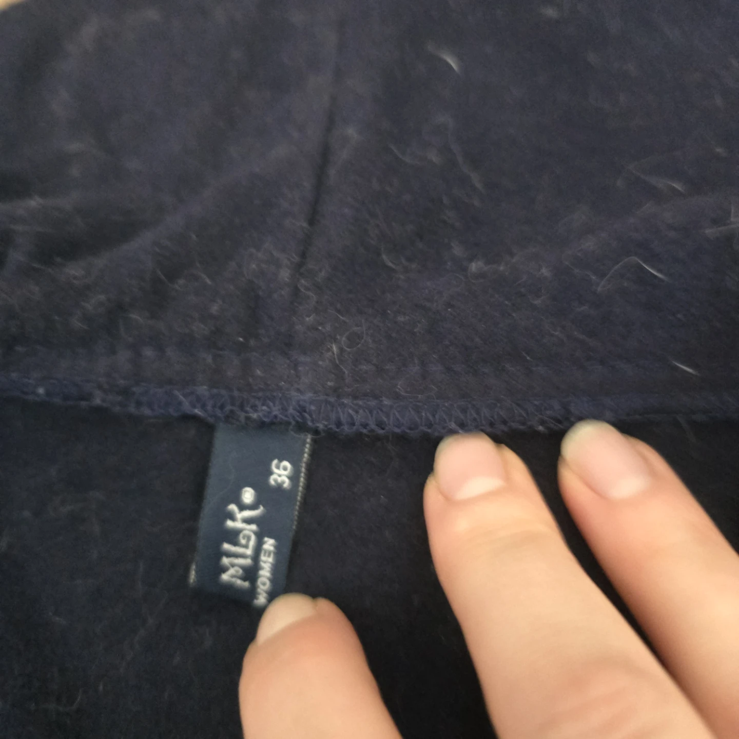 MLK Women's Size 36 Dark Blue coat fall