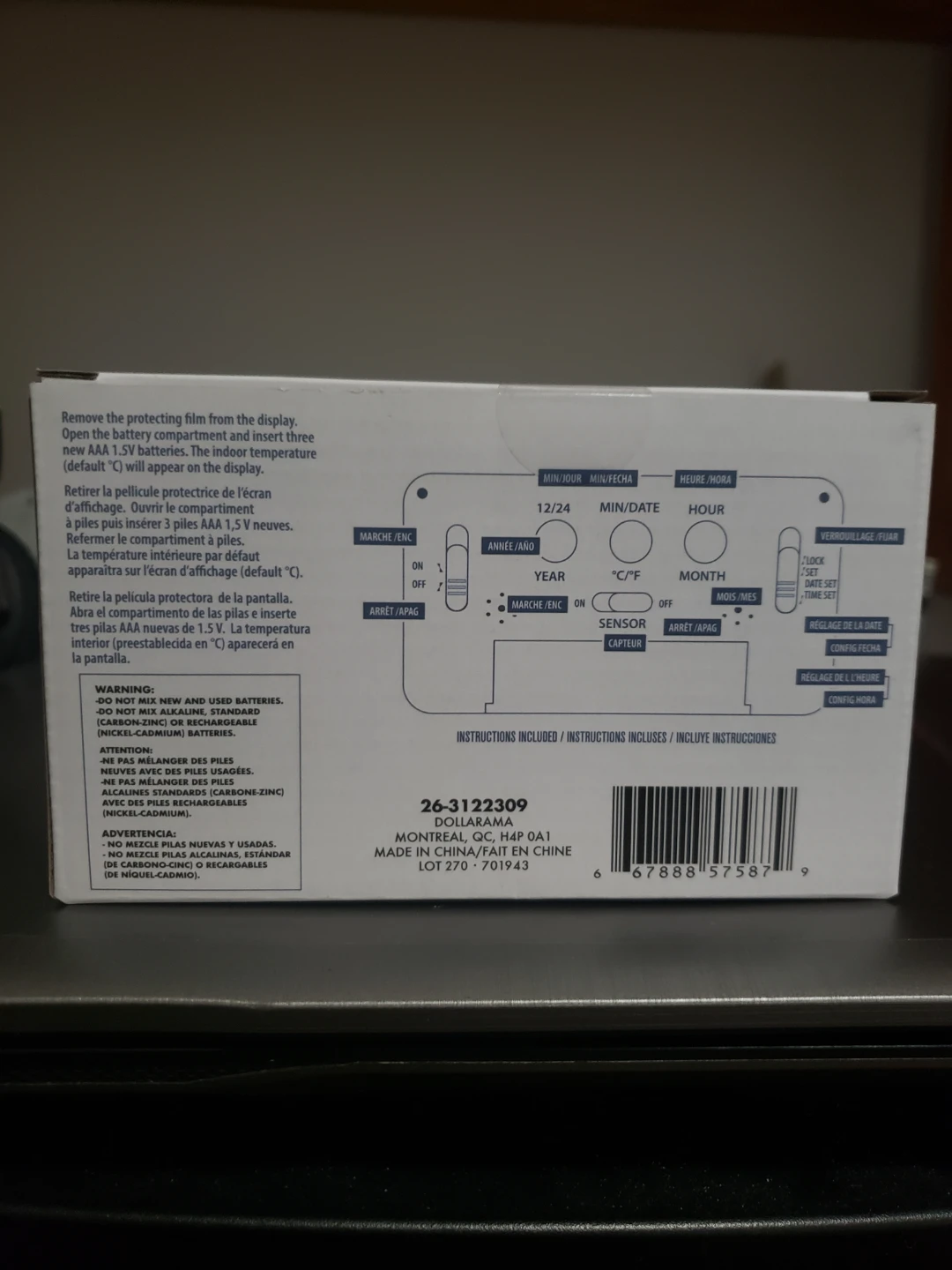 BNIB Alarm Clock (Herald&Barnes) - photo 2