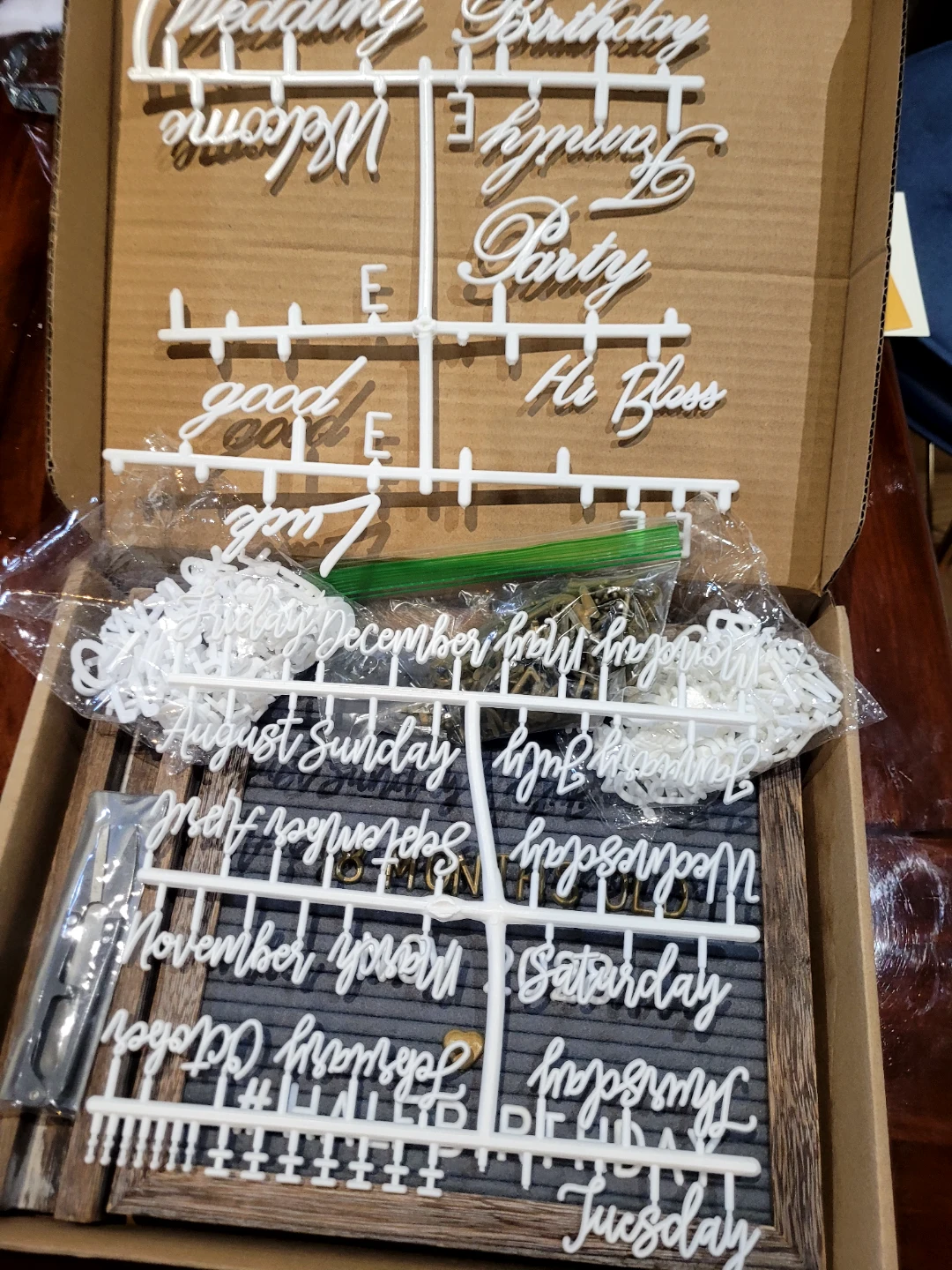 Letter Board with Assorted Characters and Accessories - photo 2