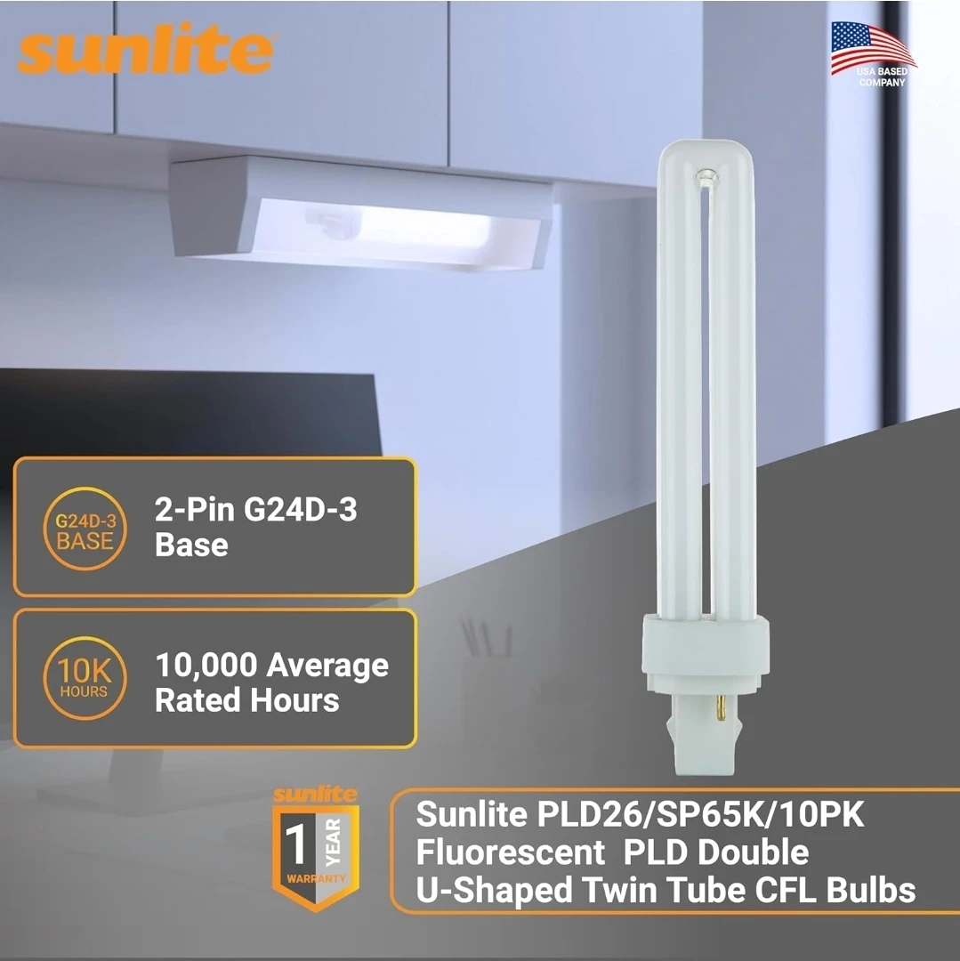 6500K Daylight 26W Fluorescent CFL Bulbs (10 Pack) 🌱 - photo 4