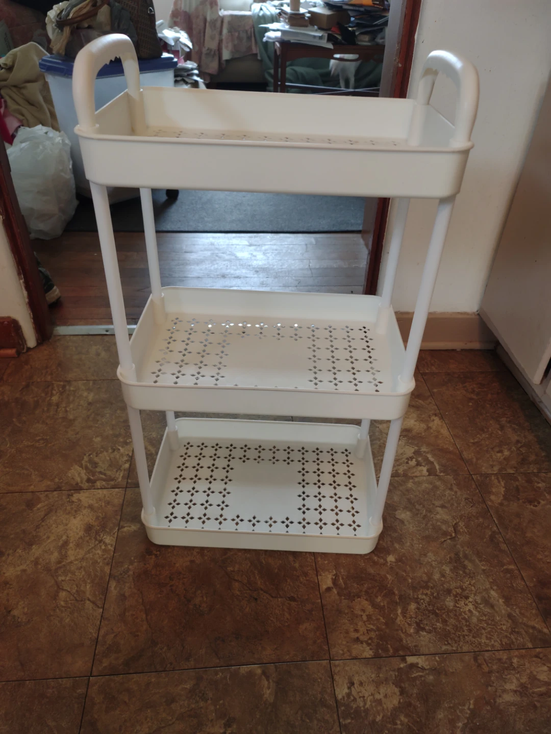 Plastic 3 Tier cart no wheels - photo 2