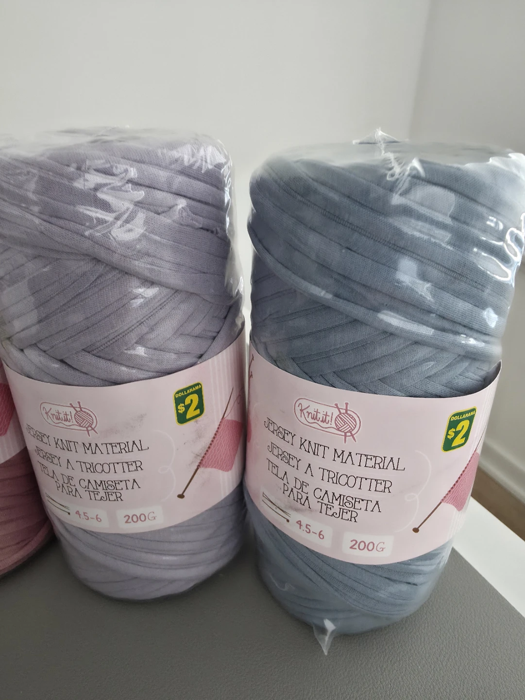 T-Shirt Yarn Bundle – 3 Rolls (200g Each) - New - photo 2