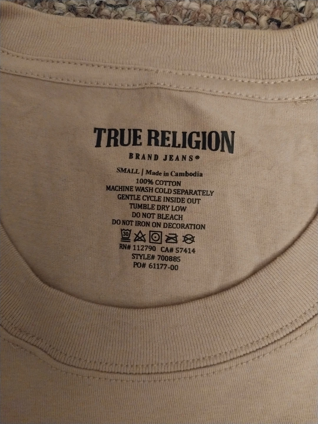 True Religion T-Shirt - Small -  Cotton - photo 3