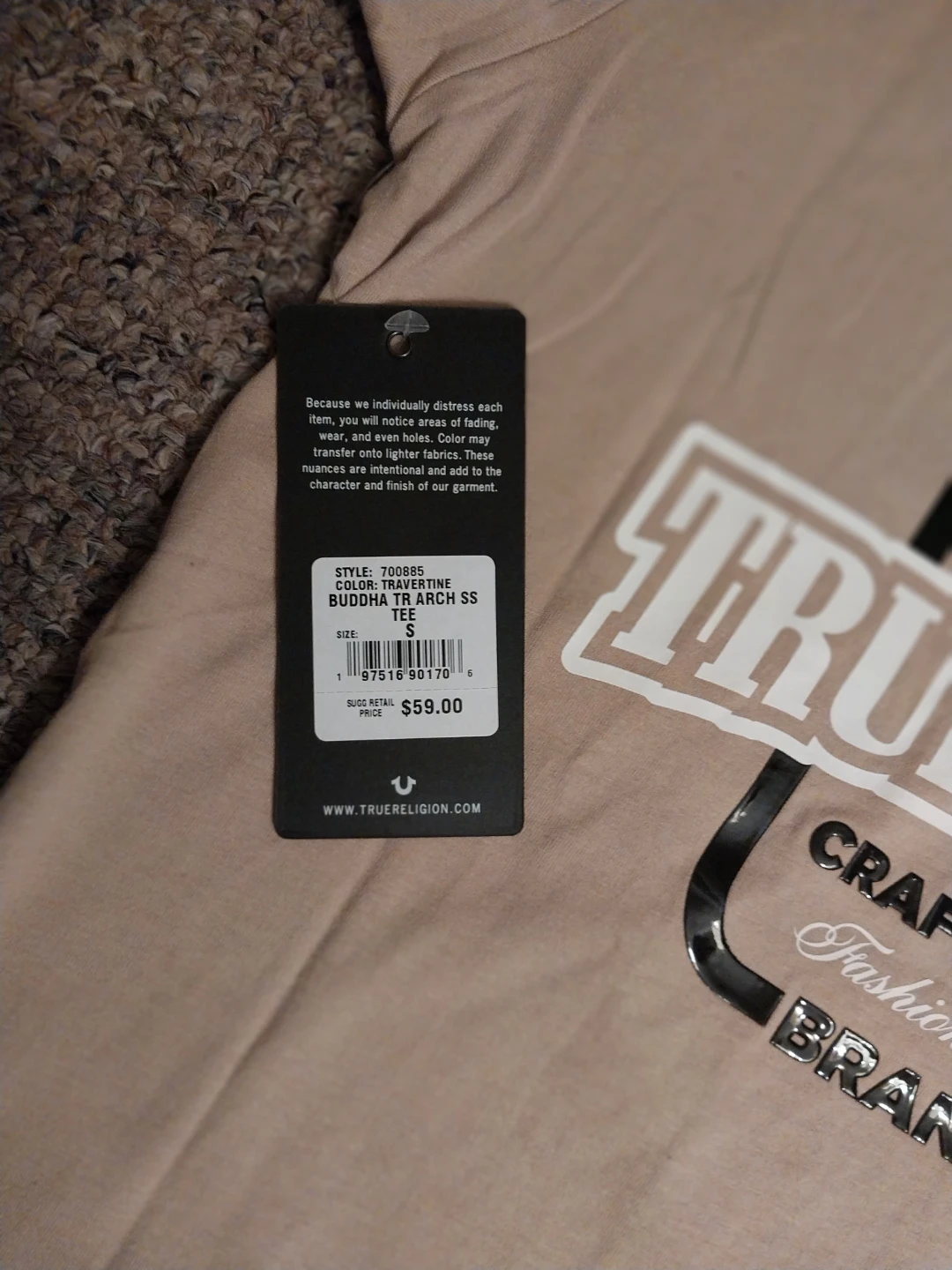 True Religion T-Shirt - Small -  Cotton - photo 5