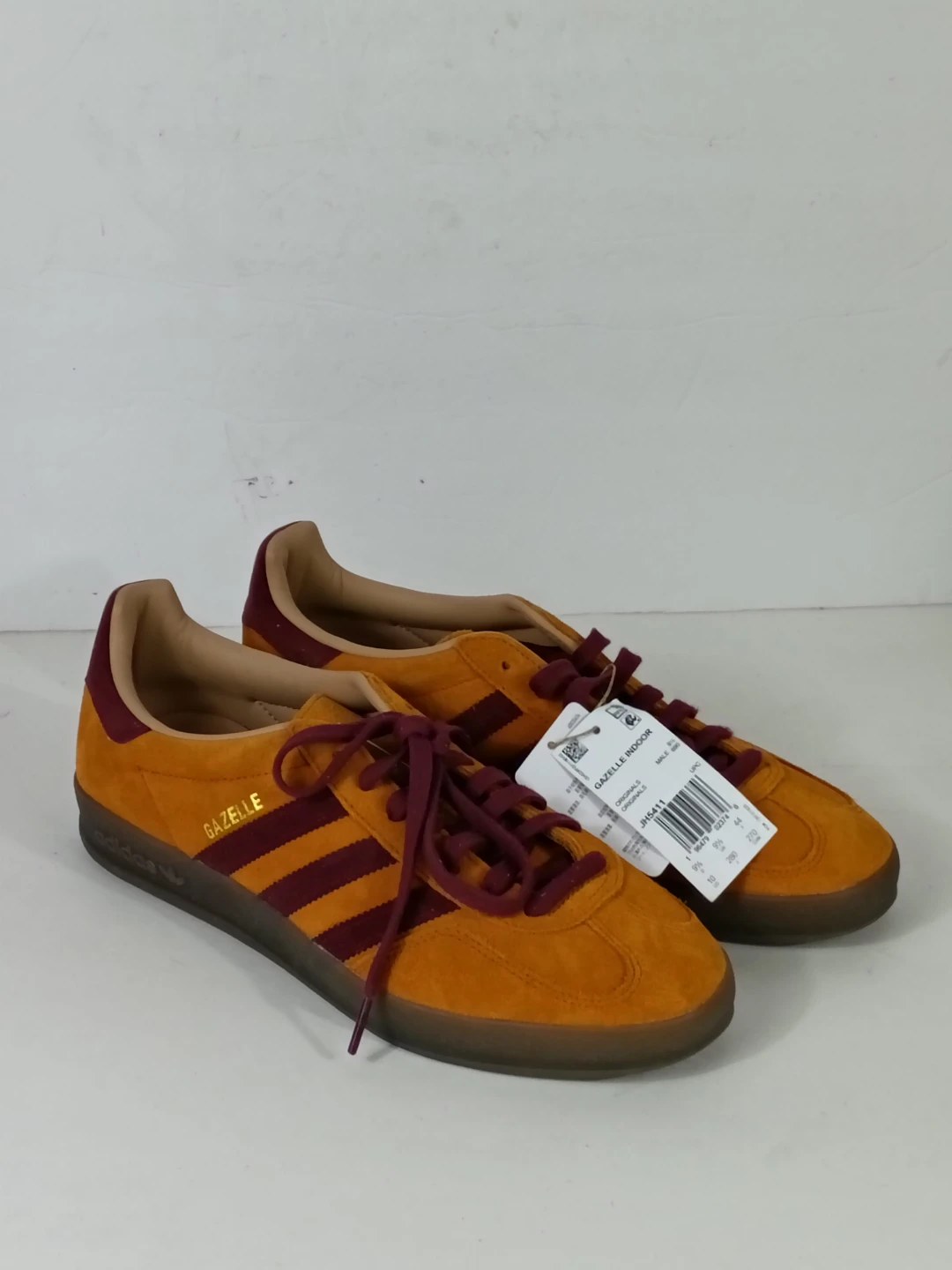 adidas Gazelle orange sneakers men size 10 - photo 2