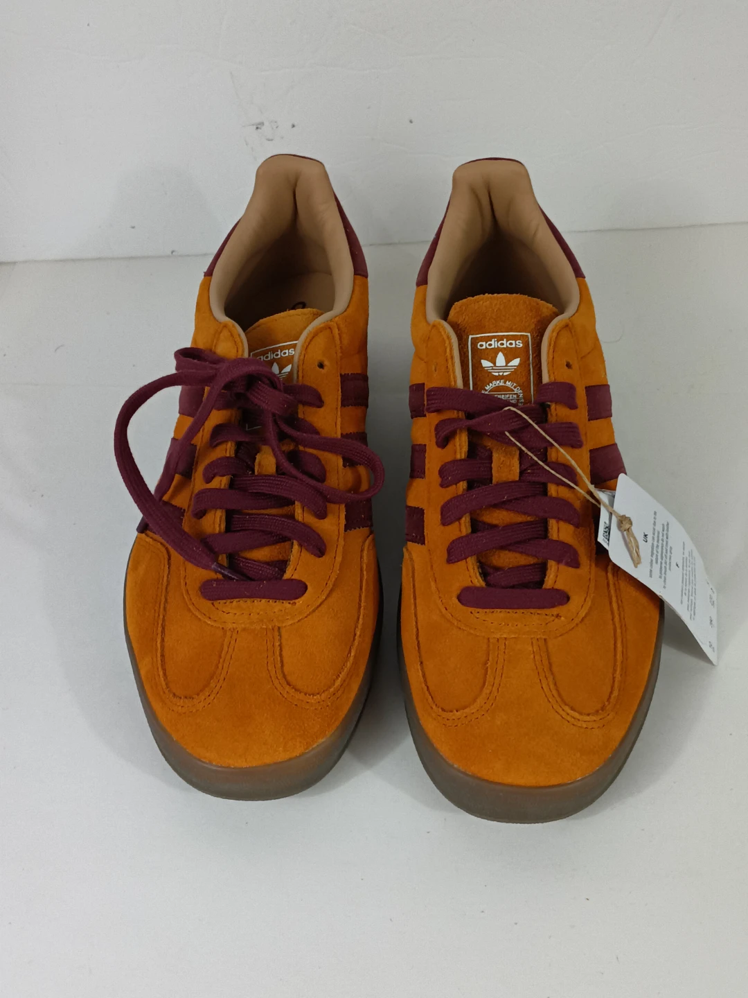adidas Gazelle orange sneakers men size 10 - photo 4