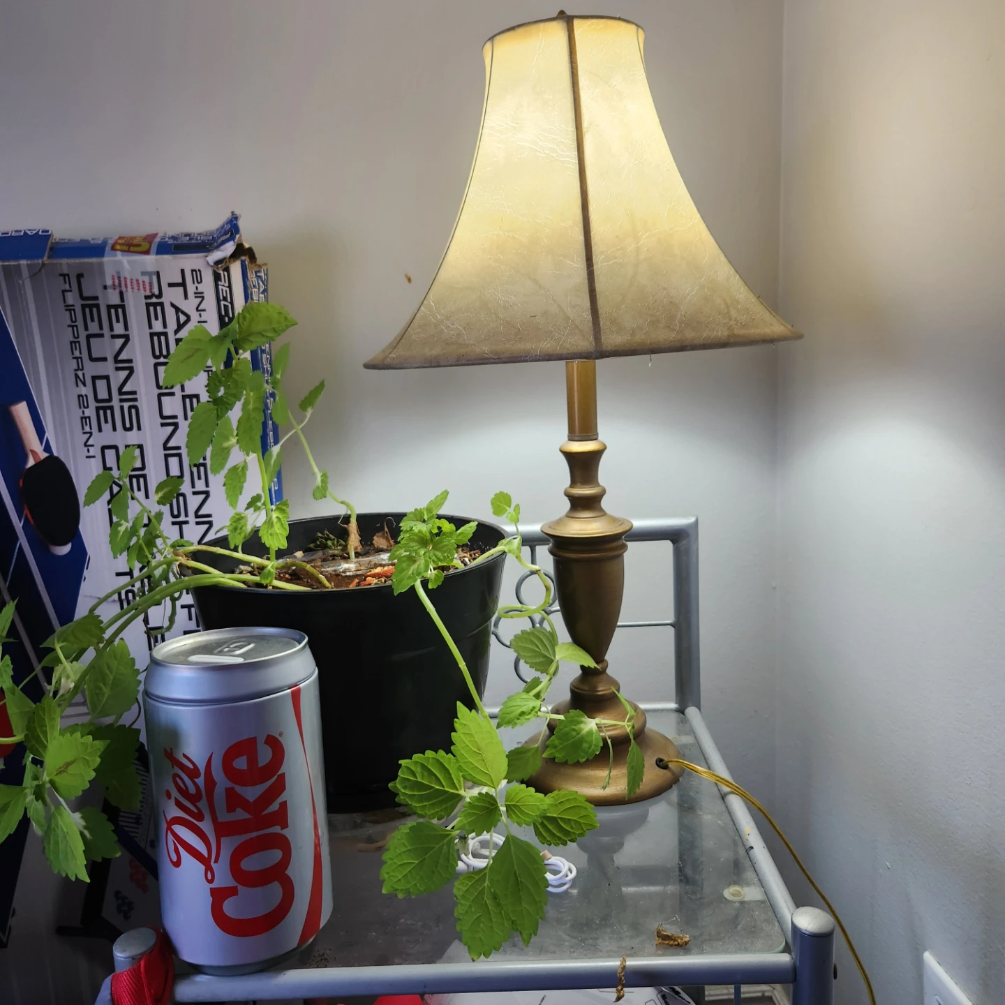Vintage Brass Table Lamp - photo 2
