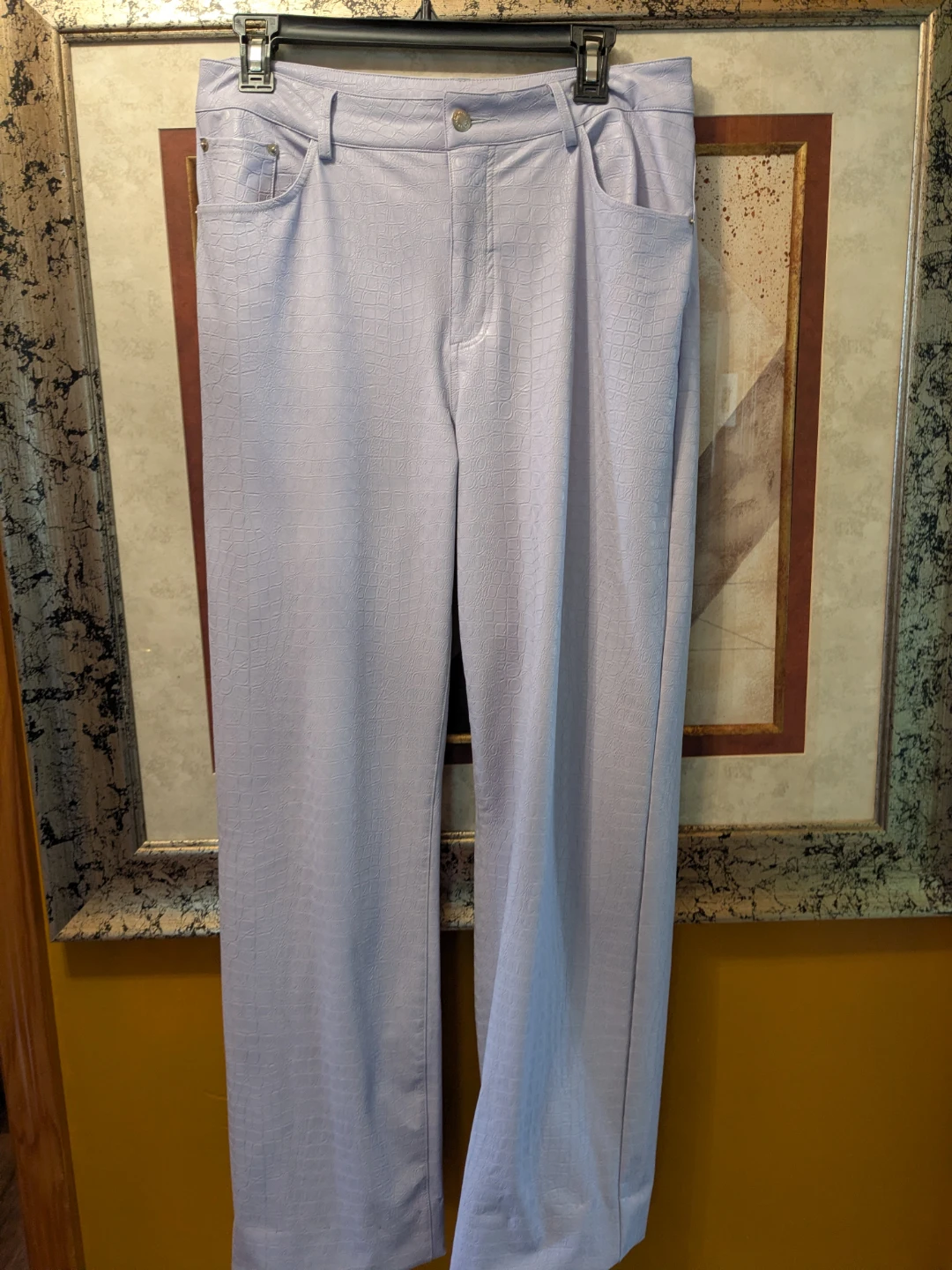 Lavender Textured Co-ord Set: Elodie Top  & Naked Wardrobe Pants - photo 3