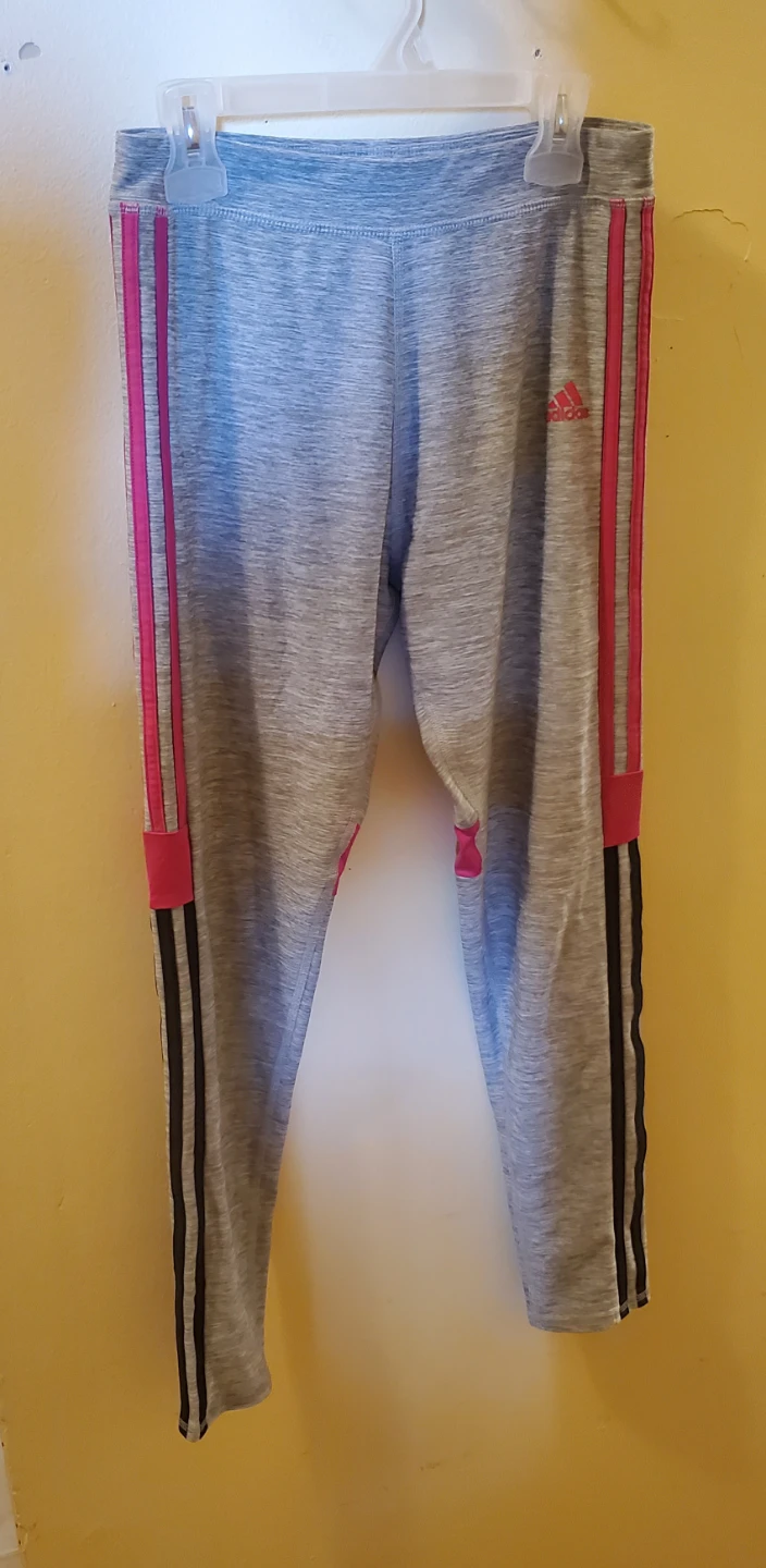 Adidas Grey Pink Track Pants