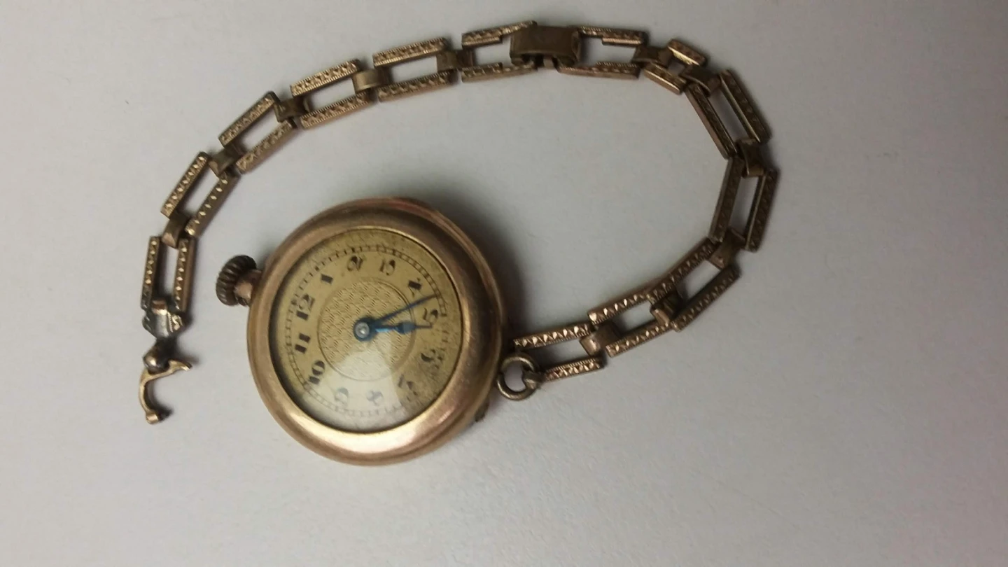 Antique Fortune Gold Filled Watch