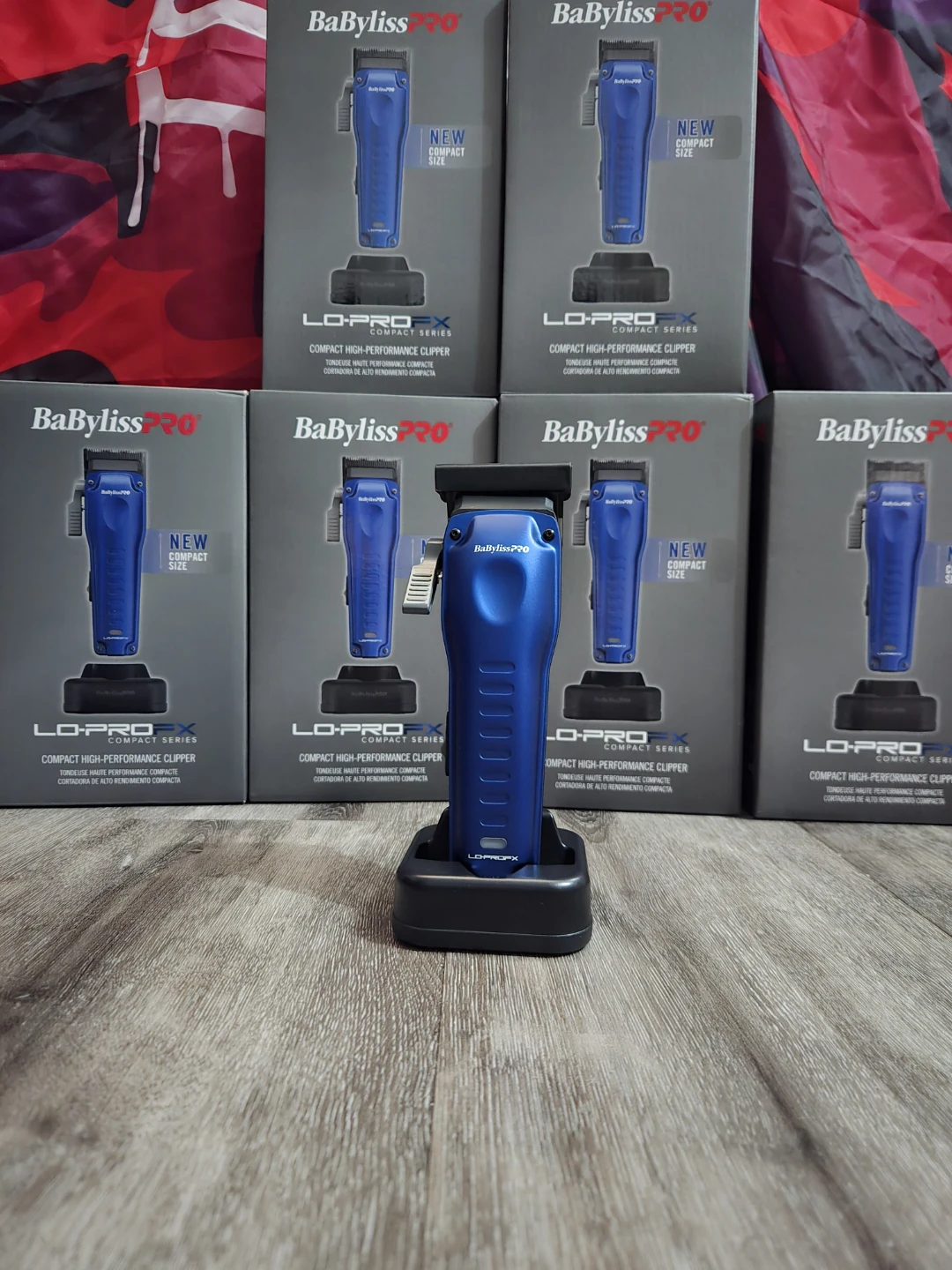 BaBylissPRO Lo-Pro FX Cordless Hair Clipper - Blue