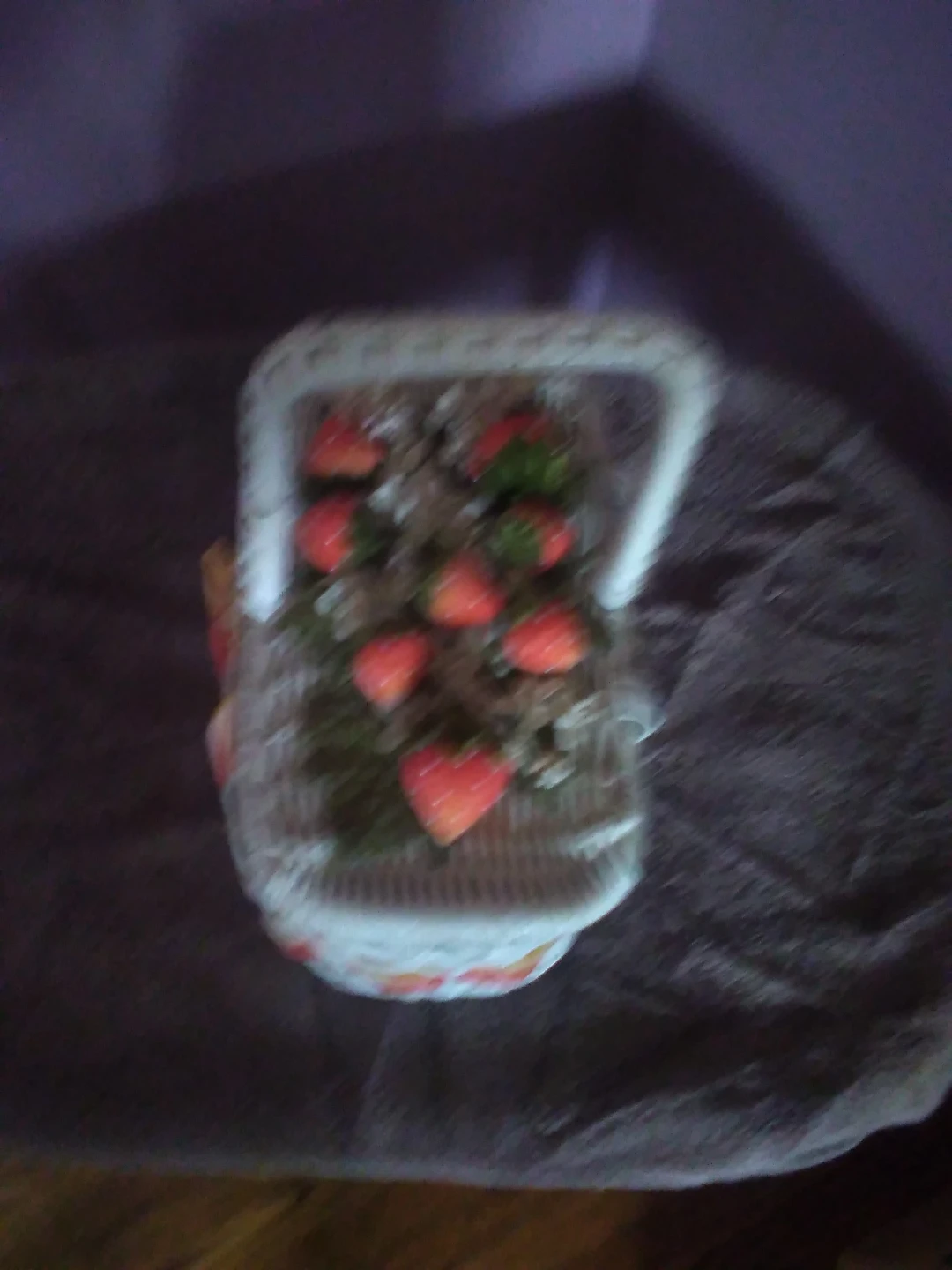 White Retro Wicker Basket bag. 1950's. Pristine Condition. - photo 3