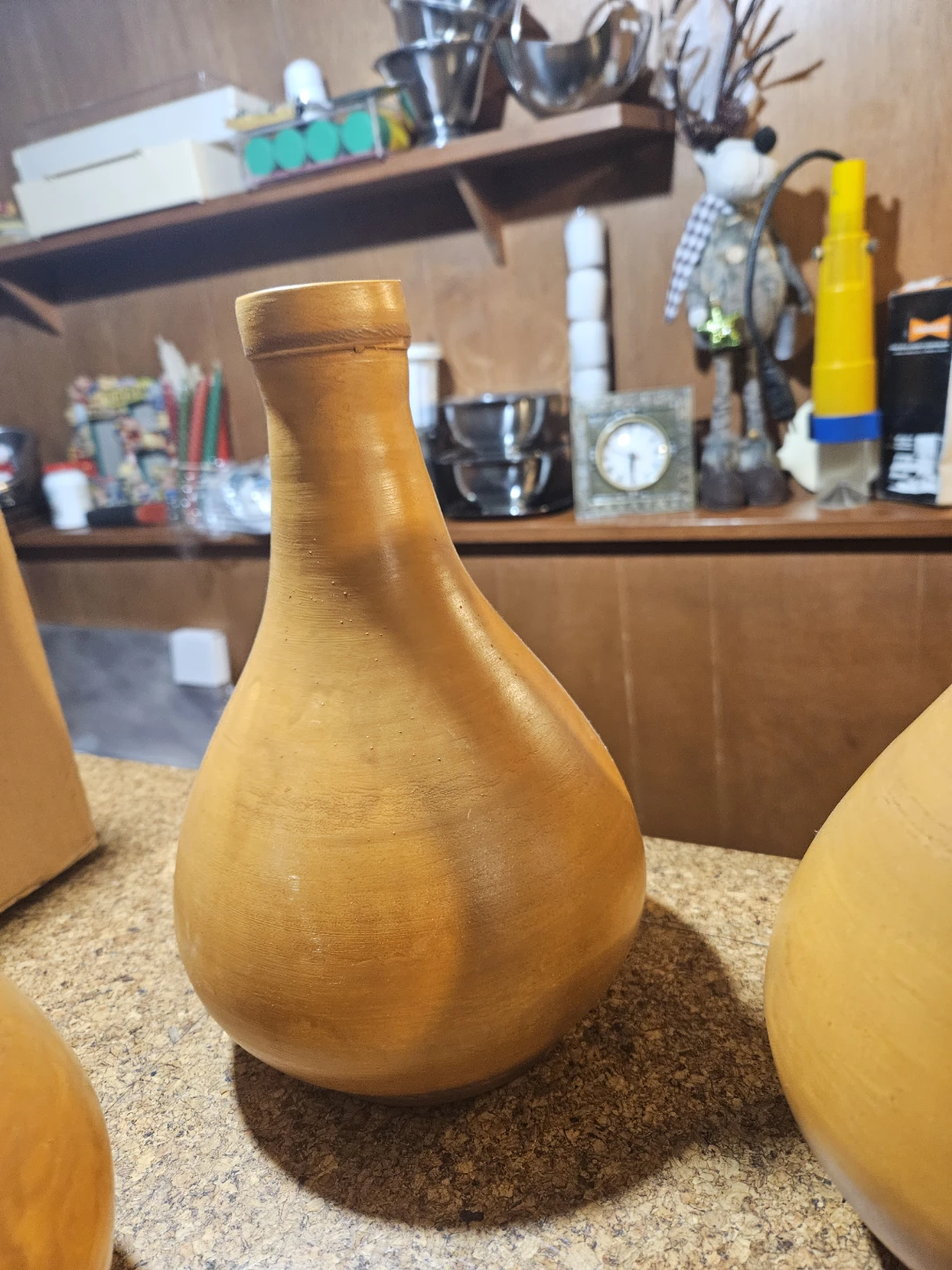 Set of 3 Terracotta Vases - photo 2