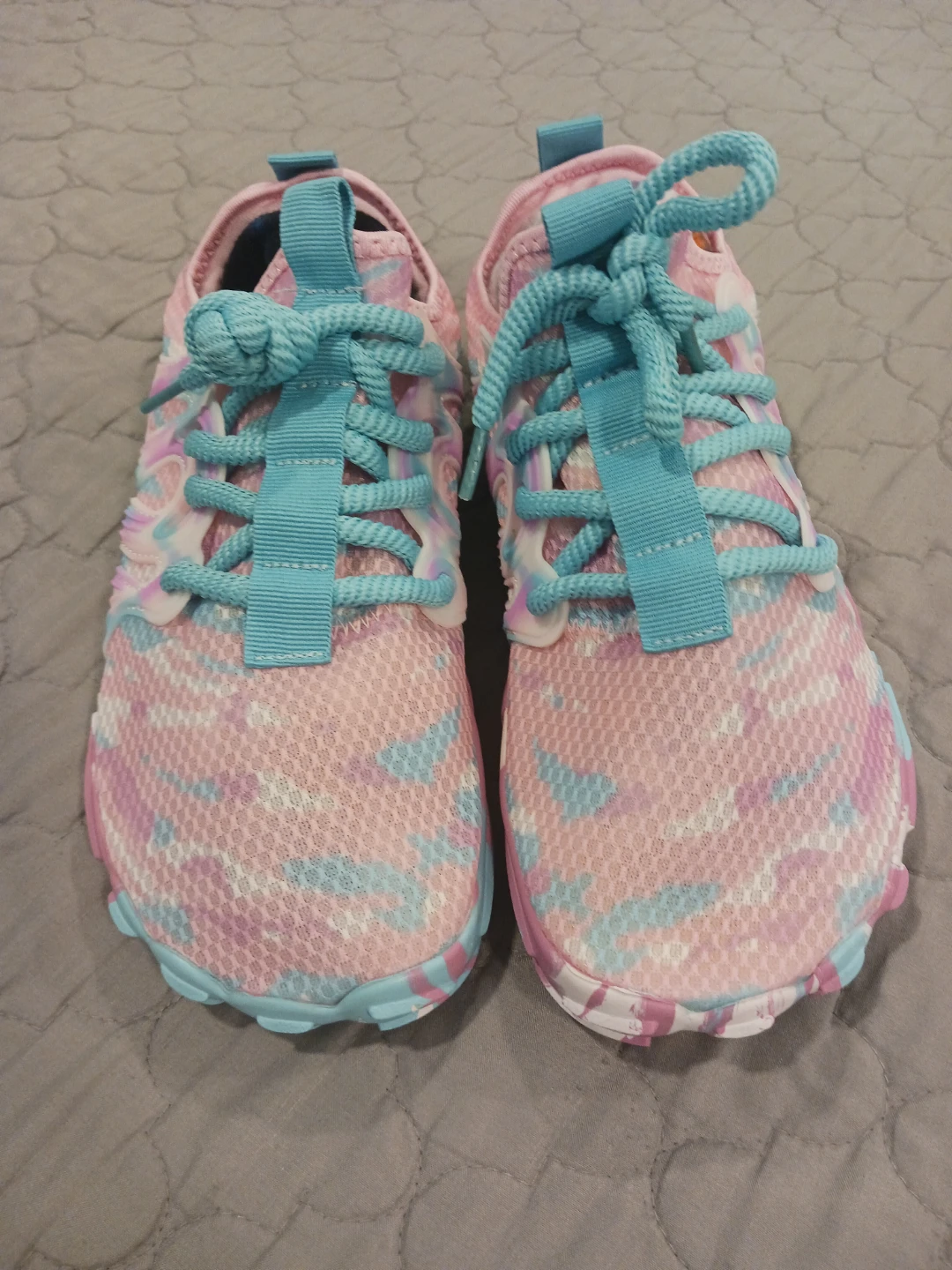 for women  Trail Running Shoes Pink Blue Camo